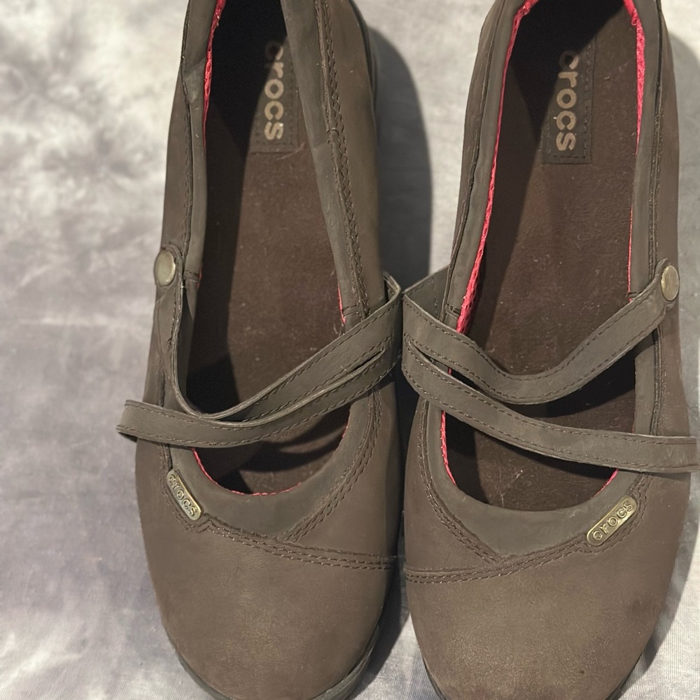 CROCS Brown Flats Comfortable Loafers